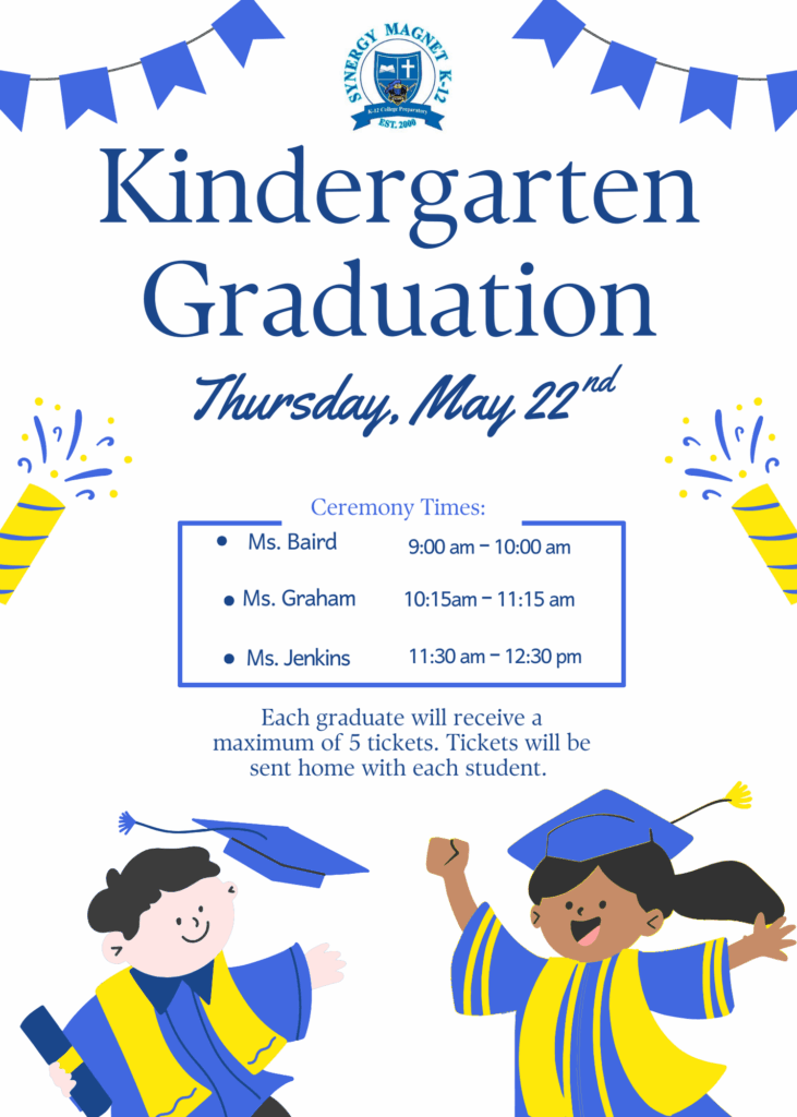 Blue Illustrative Graduation Party Invitation Portrait